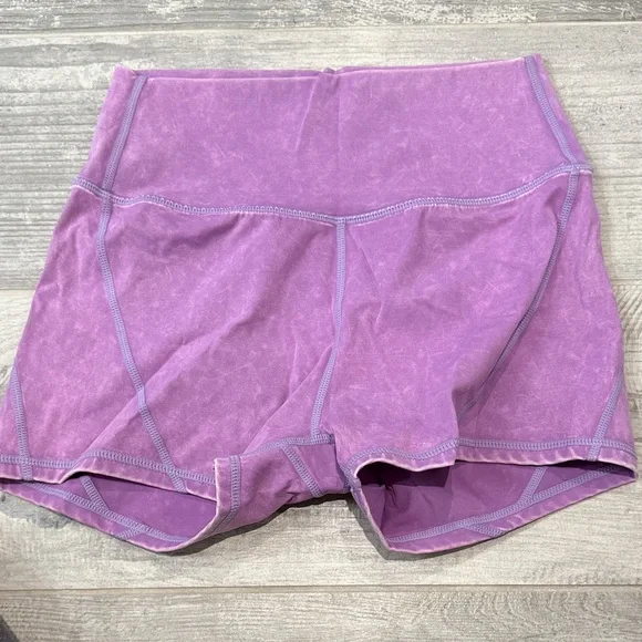 Women's Purple Shorts - Picture 1 of 3